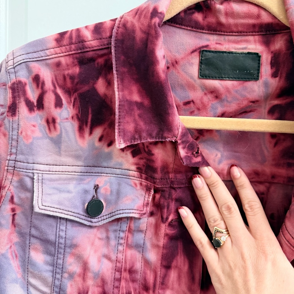 Tie dye denim jacket - M - Picture 5 of 7